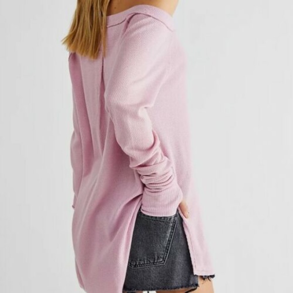 Free People Snowy Thermal Top Long Sleeve Tunic - Picture 3 of 10